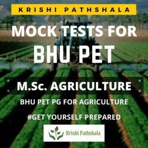 BHU PET Mock Test Agriculture entrance test