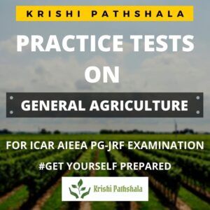 GENERAL AGRICULTURE PDF notes mock test book jrf icar mock test