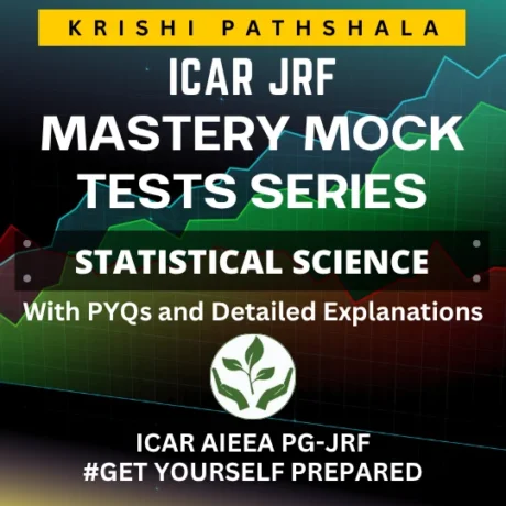 ICAR JRF Statistics Mastery Mock Test Series with PYQs and Detailed Explanations 2